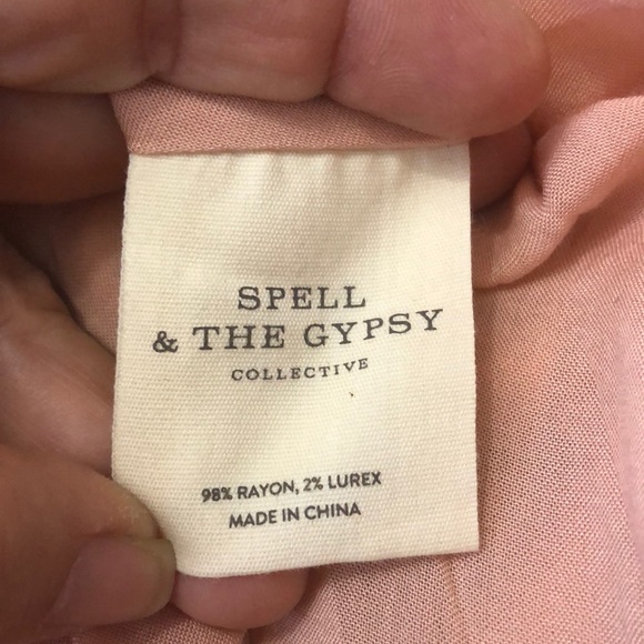 SPELL & THE GIPSY Clementine Soirée peach dress - Picture 6 of 7